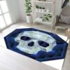 Geometric Halloween Skull Rug Carpet