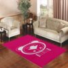 Geometric animal with light pink Living room carpet rugs