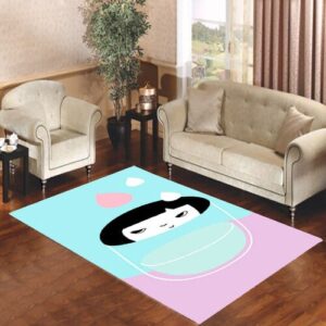 Girl In The Glass Living room carpet rugs