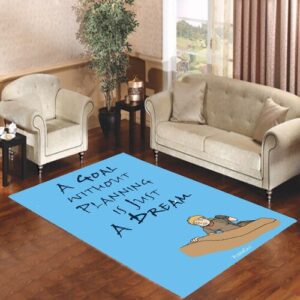 Goal Quote Living room carpet rugs