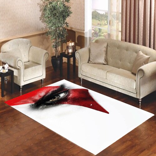 God of War Kratos Face Living room carpet rugs