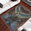 Godzilla Rug Carpet Mat All Over Print