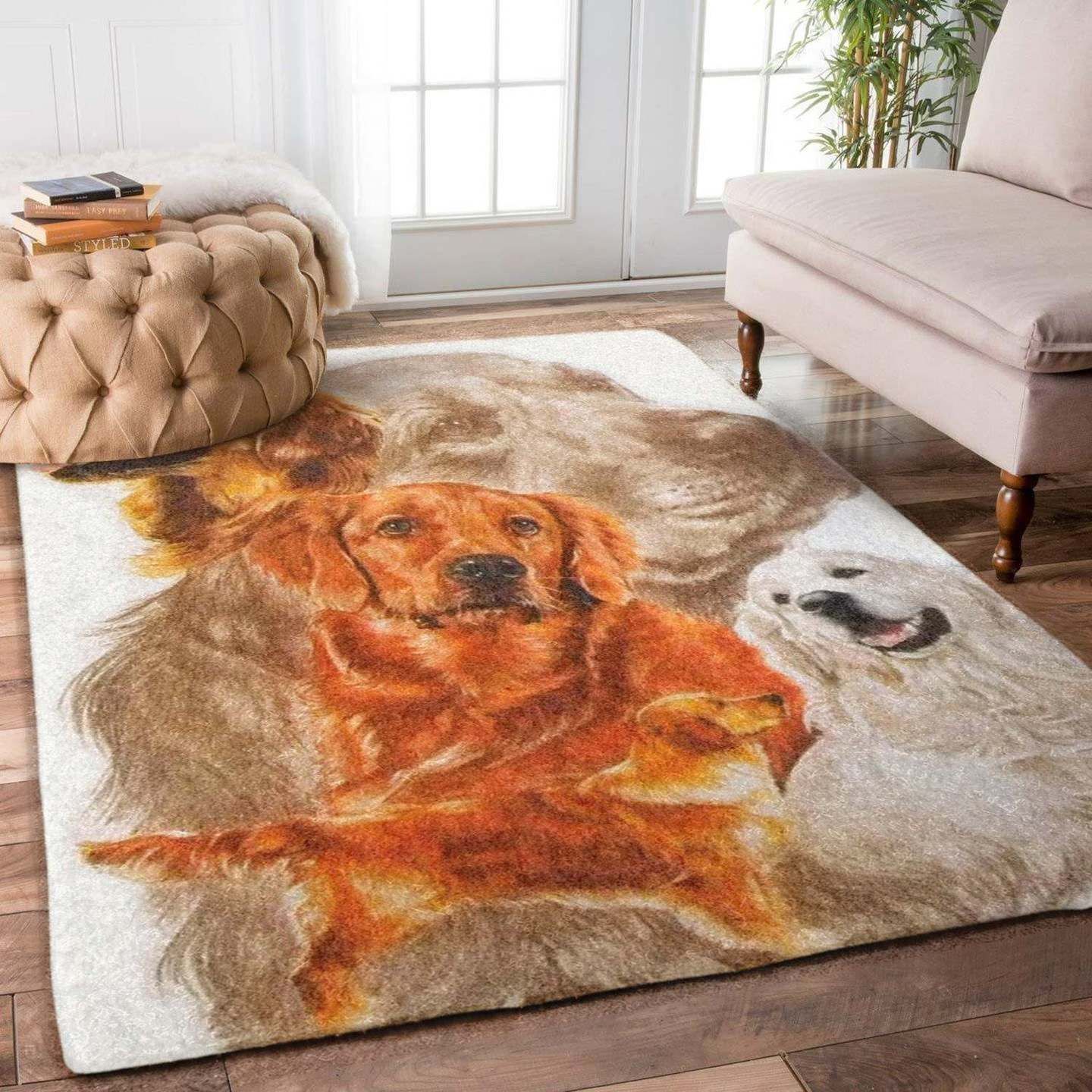 Golden Retriever Doormat, Golden Retriever Carpet