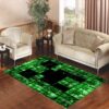 Green Minecraft Creeper Living room carpet rugs