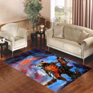 Guardians Of The Galaxy Rocket Racoon Living room carpet rugs
