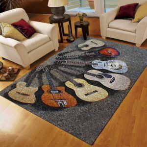 Guitar Be Together V3 Rug Carpet