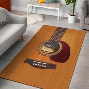 Guitar Rug Carpet K2589