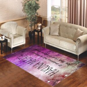 Hakuna Matata Living room carpet rugs