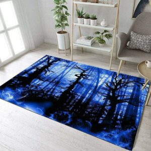Halloween Dark Forest Rug Carpet