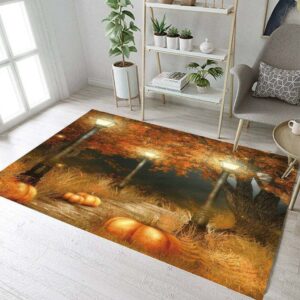 Halloween Pumpkin Rug Carpet