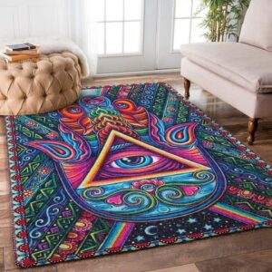 Hamsa Hand Rug Carpet