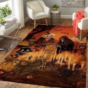 Happy Halloween Area Rug Carpet