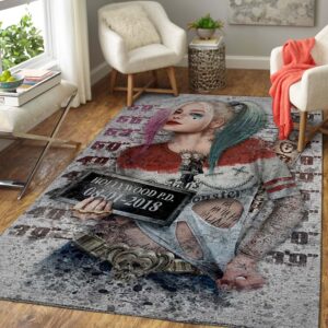Harley Quinn Area Rug / Movie Floor CH35967 Rug Carpet