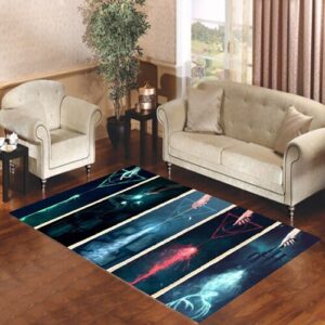 Harry Potter Expecto Patronum Living room carpet rugs