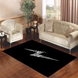 Harry Potter Scar Logo Living room carpet rugs
