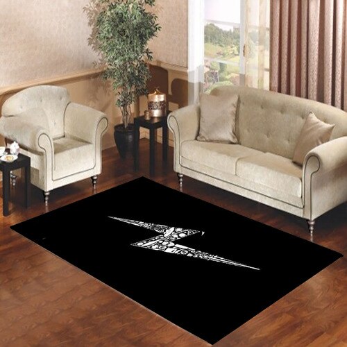 Harry Potter Scar Logo Living room carpet rugs