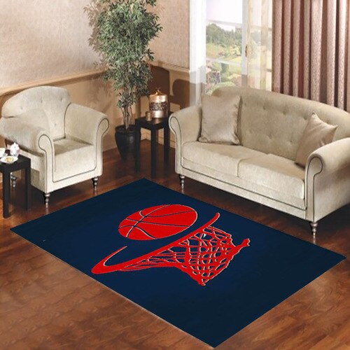 Hawks Team Hoop2 Living room carpet rugs