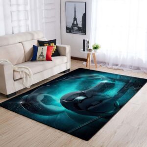 Headphone Rug Carpet / Area Rug Carpet - Music Floor Rug Carpet Home Decor