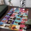 Hip Hop Legends Cartoon Area Rug Carpet