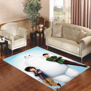Hiro Baymax and Tadashi Living room carpet rugs