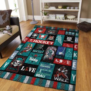 Hockey Skull GV98668 Rug Carpet