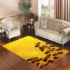 Honeycomb Bee Living room carpet rugs