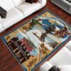 Hook Rug Carpet Mat All Over Print
