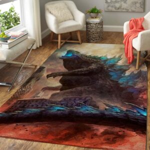 Horror Fans Godzilla Area Rug - of the Monsters Movie Rug Carpet