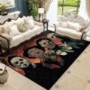 Horror Movie Legends Area Rug Carpet Halloween Carpet Freddy Krueger Carpet Jason Voorhees Carpet Michael Myers Rug Carpet Leatherface Halloween Rug Carpet