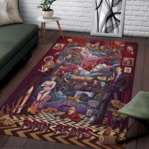 Horror Movie Twin Peaks Area Rug Carpet