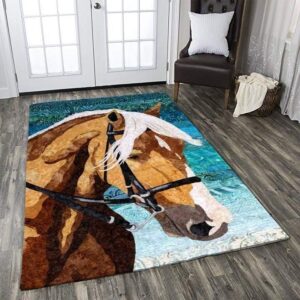 Horse Area Rug Carpet