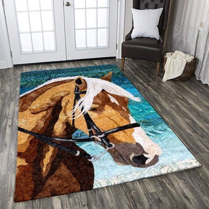 Horse Area Rug Carpet