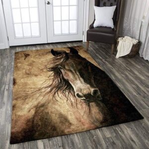 Horse Area Rug Carpet
