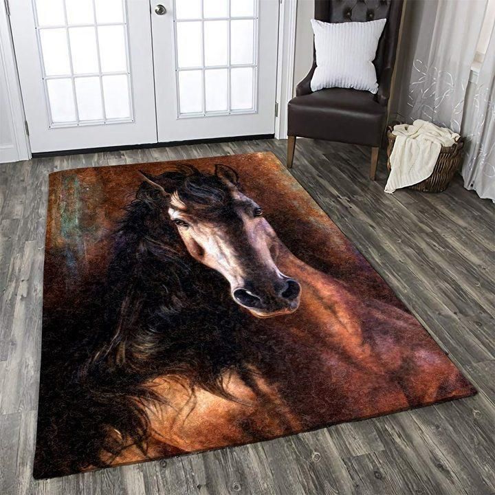 Horse Area Rug Carpet