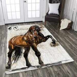 Horse Area Rug Carpet