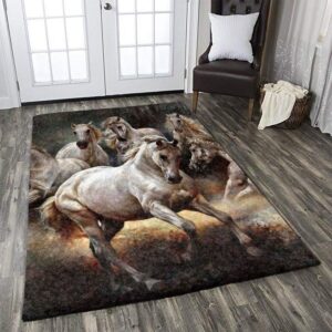 Horse Area Rug Carpet