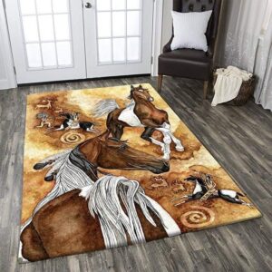 Horse Area Rug Carpet