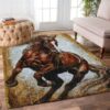 Horse Area Rug Carpet