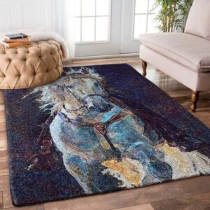 Horse Area Rug Carpet
