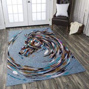 Horse Area Rug Carpet