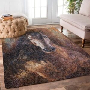 Horse Area Rug Carpet
