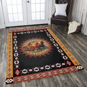 Horse Area Rug Carpet