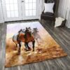 Horse Area Rug Carpet