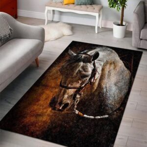 Horse Area Rug Carpet