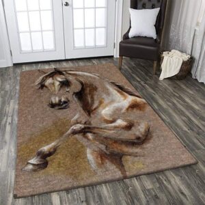 Horse Area Rug Carpet