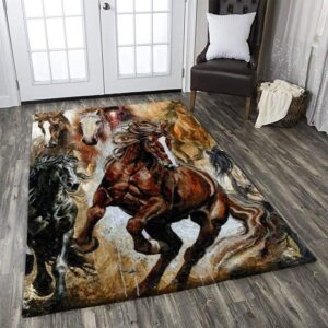 Horse Area Rug Carpet