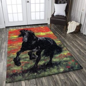 Horse Area Rug Carpet