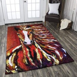 Horse Area Rug Carpet