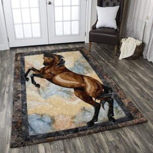 Horse Area Rug Carpet