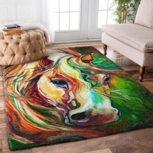 Horse Area Rug Carpet